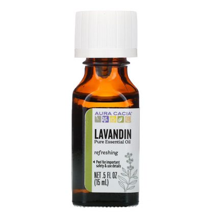 Aura Cacia, Pure Essential Oil, Lavandin, 0.5 fl oz (15 ml)