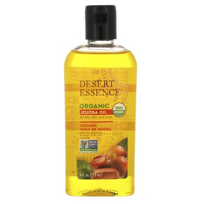 Desert Essence, Organic Jojoba Oil, 4 fl oz (118 ml)