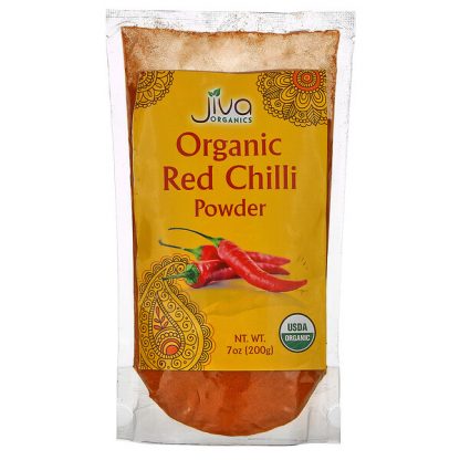 Jiva Organics, Organic Red Chilli Powder, 7 oz (200 g)