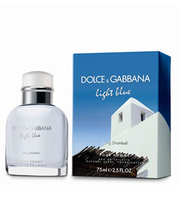 D&G POUR LIGHT BLUE LIVING STROMBOLI EDT FOR MEN