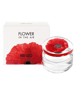 kenzo perfume flower in the air