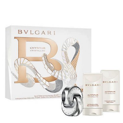 BVLGARI OMNIA CRYSTALLINE 3 PCS GIFT SET FOR WOMEN