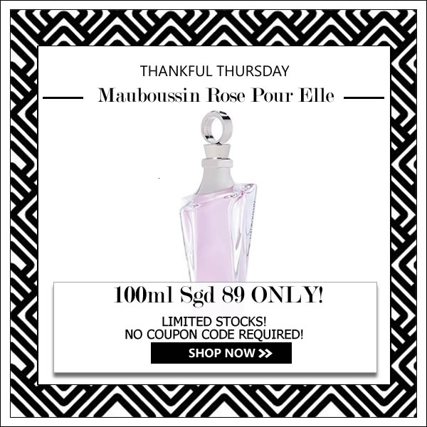 Mauboussin Rose Pour Elle Edp For Women 100Ml Thankful Thursday