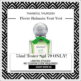 PIERRE BALMAIN VENT VERT EDT FOR WOMEN 75ML TESTER [THANKFUL THURSDAY SPECIAL]