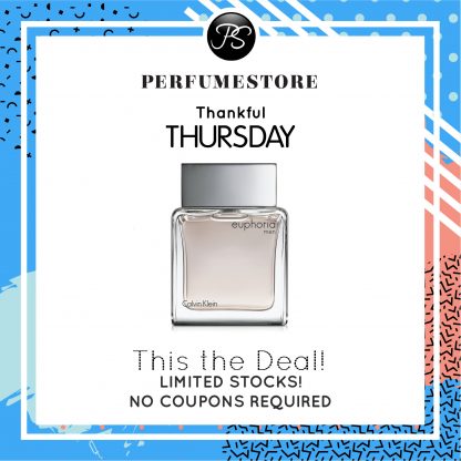 CALVIN KLEIN EUPHORIA EDT FOR MEN 100ML [THANKFUL THURSDAY SPECIAL]