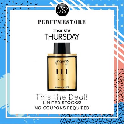 UNGARO POUR L'HOMME III OUD EDT FOR MEN 100ML [THANKFUL THURSDAY SPECIAL]