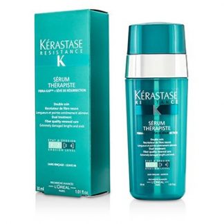 KERASTASE RESISTANCE SERUM THERAPISTE DUAL TREATMENT FIBER QUALITY RENEWAL CARE (EXTREMELY DAMAGED LENGTHS AND ENDS)  30ML/1.01OZ