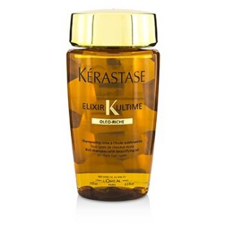 KERASTASE ELIXIR ULTIME OLEO-RICHE RICH SHAMPOO (FOR ALL THICK HAIR TYPES)  250ML/8.5OZ