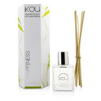 IKOU AROMACOLOGY DIFFUSER REEDS - HAPPINESS (COCONUT &AMP; LIME - 9 MONTHS SUPPLY)  -