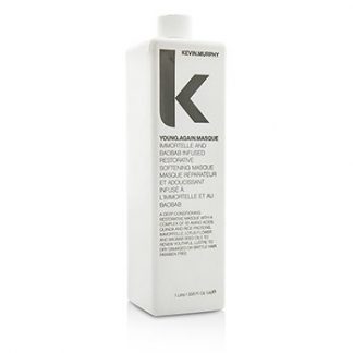 KEVIN.MURPHY YOUNG.AGAIN.MASQUE (IMMORTELLE AND BAOBAB INFUSED RESTORATIVE SOFTENING MASQUE - TO DRY DAMAGED OR BRITTLE HAIR)  1000ML/33.6OZ