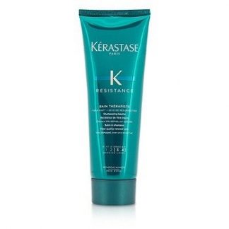 KERASTASE RESISTANCE BAIN THERAPISTE BALM-IN-SHAMPOO FIBER QUALITY RENEWAL CARE - FOR VERY DAMAGED, OVER-PROCESSED HAIR (NEW PACKAGING)  250ML/8.5OZ