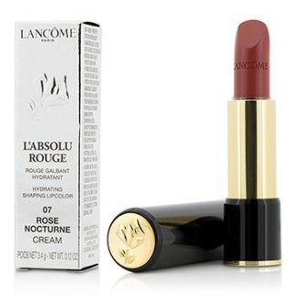 LANCOME L' ABSOLU ROUGE HYDRATING SHAPING LIPCOLOR - # 07 ROSE NOCTURNE (CREAM)  3.4G/0.12OZ