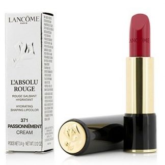 LANCOME L' ABSOLU ROUGE HYDRATING SHAPING LIPCOLOR - # 371 PASSIONNEMENT (CREAM)  3.4G/0.12OZ