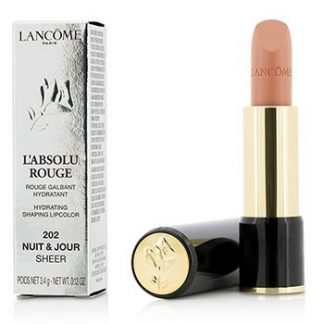 LANCOME L' ABSOLU ROUGE HYDRATING SHAPING LIPCOLOR - # 202 NUIT &AMP; JOUR (SHEER)  3.4G/0.12OZ