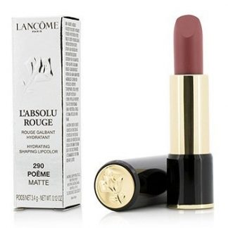 LANCOME L' ABSOLU ROUGE HYDRATING SHAPING LIPCOLOR - # 290 POEME (MATTE)  3.4G/0.12OZ