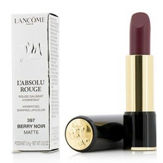 LANCOME L' ABSOLU ROUGE HYDRATING SHAPING LIPCOLOR - # 397 BERRY NOIR (MATTE)  3.4G/0.12OZ