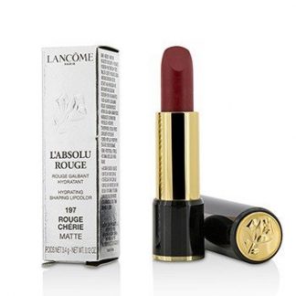 LANCOME L' ABSOLU ROUGE HYDRATING SHAPING LIPCOLOR - # 197 ROUGE CHERIE (MATTE)  3.4G/0.12OZ