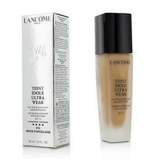 LANCOME TEINT IDOLE ULTRA WEAR 24H WEAR &AMP; COMFORT FOUNDATION SPF 15 - # 010 BEIGE PORCELAINE  30ML/1OZ