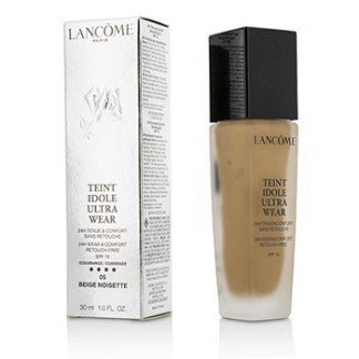 LANCOME TEINT IDOLE ULTRA WEAR 24H WEAR &AMP; COMFORT FOUNDATION SPF 15 - # 05 BEIGE NOISETTE  30ML/1OZ