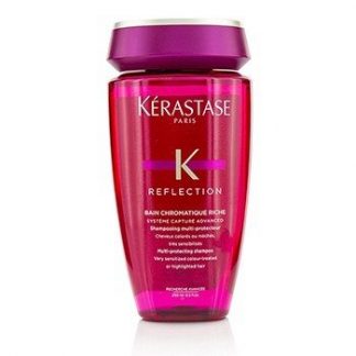 KERASTASE REFLECTION BAIN CHROMATIQUE RICHE MULTI-PROTECTING SHAMPOO (VERY SENSITIZED COLOUR-TREATED OR HIGHLIGHTED HAIR)  250ML/8.5OZ