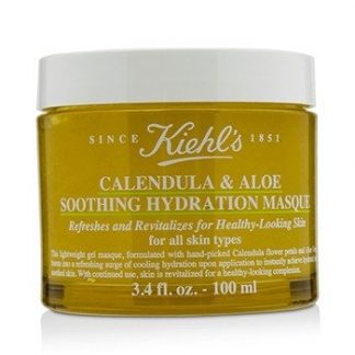 KIEHL'S CALENDULA &AMP; ALOE SOOTHING HYDRATION MASQUE - FOR ALL SKIN TYPES  100ML/3.4OZ