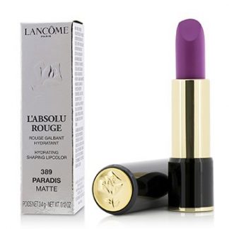 LANCOME L' ABSOLU ROUGE HYDRATING SHAPING LIPCOLOR - # 389 PARADIS (MATTE)  3.4G/0.12OZ