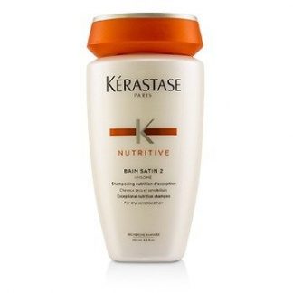 KERASTASE NUTRITIVE BAIN SATIN 2 EXCEPTIONAL NUTRITION SHAMPOO (FOR DRY, SENSITISED HAIR)  250ML/8.5OZ