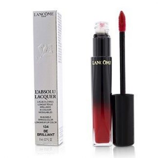 LANCOME L'ABSOLU LACQUER BUILDABLE SHINE &AMP; COLOR LONGWEAR LIP COLOR - # 134 BE BRILLIANT  8ML/0.27OZ