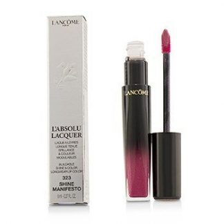 LANCOME L'ABSOLU LACQUER BUILDABLE SHINE &AMP; COLOR LONGWEAR LIP COLOR - # 323 SHINE MANIFESTO  8ML/0.27OZ