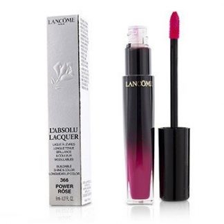 LANCOME L'ABSOLU LACQUER BUILDABLE SHINE &AMP; COLOR LONGWEAR LIP COLOR - # 366 POWER ROSE  8ML/0.27OZ