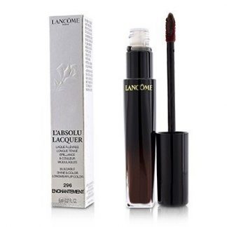 LANCOME L'ABSOLU LACQUER BUILDABLE SHINE &AMP; COLOR LONGWEAR LIP COLOR - # 296 ENCHANTEMENT  8ML/0.27OZ