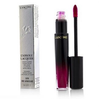 LANCOME L'ABSOLU LACQUER BUILDABLE SHINE &AMP; COLOR LONGWEAR LIP COLOR - # 378 BE UNIQUE  8ML/0.27OZ