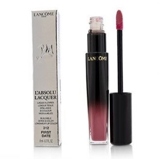 LANCOME L'ABSOLU LACQUER BUILDABLE SHINE &AMP; COLOR LONGWEAR LIP COLOR - # 312 FIRST DATE  8ML/0.27OZ