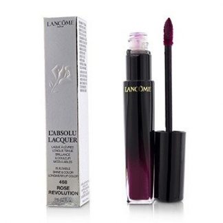 LANCOME L'ABSOLU LACQUER BUILDABLE SHINE &AMP; COLOR LONGWEAR LIP COLOR - # 468 ROSE REVOLUTION  8ML/0.27OZ