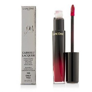 LANCOME L'ABSOLU LACQUER BUILDABLE SHINE &AMP; COLOR LONGWEAR LIP COLOR - # 188 ONLY YOU  8ML/0.27OZ