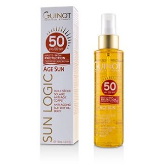 GUINOT SUN LOGIC AGE SUN ANTI-AGEING SUN DRY OIL FOR BODY SPF 50  150ML/5.07OZ