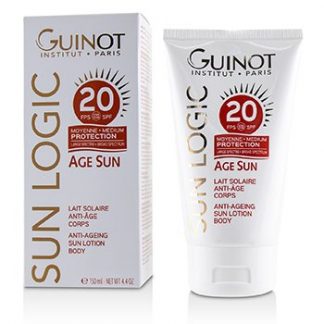 GUINOT SUN LOGIC AGE SUN ANTI-AGEING SUN LOTION FOR BODY SPF 20  150ML/4.4OZ