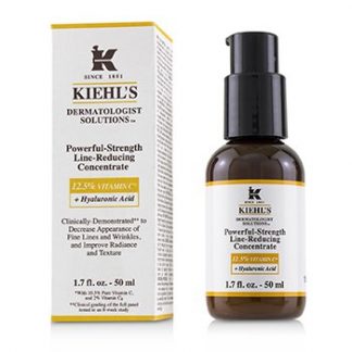 KIEHL'S DERMATOLOGIST SOLUTIONS POWERFUL-STRENGTH LINE-REDUCING CONCENTRATE (WITH 12.5% VITAMIN C + HYALURONIC ACID)  50ML/1.7OZ