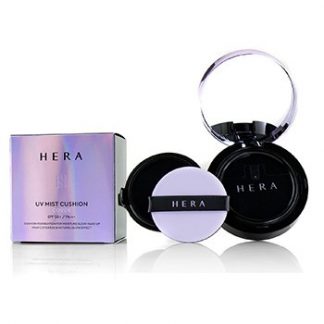 HERA UV MIST CUSHION COVER HIGH COVERAGE &AMP; NATURAL GLOW SPF50 WITH EXTRA REFILL - # C23 BEIGE COVER  2X15G/0.5OZ