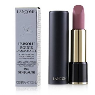 LANCOME L'ABSOLU ROUGE DRAMA MATTE LIPSTICK - # 274 SENSUALITé  3.4G/0.12OZ