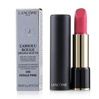 LANCOME L'ABSOLU ROUGE DRAMA MATTE LIPSTICK - # 346 FATALE PINK  3.4G/0.12OZ