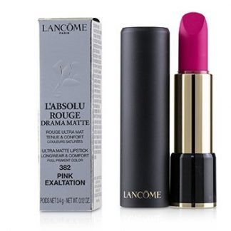 LANCOME L'ABSOLU ROUGE DRAMA MATTE LIPSTICK - # 382 PINK EXALTATION  3.4G/0.12OZ