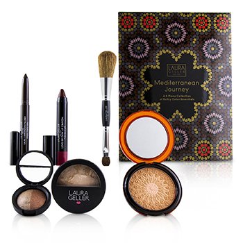 LAURA GELLER MEDITERRANEAN JOURNEY A 6 PIECE COLLECTIN OF SULTRY COLOR ESSENTIALS - # FAIR  6PCS