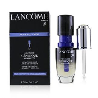 LANCOME ADVANCED GENIFIQUE SENSITIVE RADIANCE ACTIVATING + SENSITIVITY SOOTHING DUAL CONCENTRATE  20ML/0.67OZ