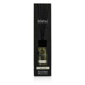 MILLEFIORI NATURAL FRAGRANCE DIFFUSER - WHITE MUSK / MUSCHIO BIANCO  250ML/8.45OZ