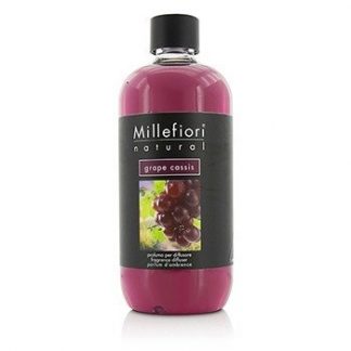 MILLEFIORI NATURAL FRAGRANCE DIFFUSER REFILL - GRAPE CASSIS  500ML/16.9OZ