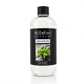 MILLEFIORI NATURAL FRAGRANCE DIFFUSER REFILL - WHITE MINT &AMP; TONKA  500ML/16.9OZ