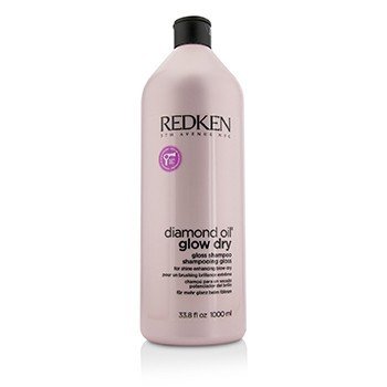 Redken Diamond Oil Glow Dry Gloss Shampoo For Shine Enhancing Blow Dry 1000ml 33 8oz Hair Care Singapore