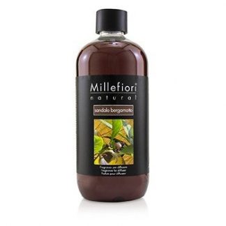 MILLEFIORI NATURAL FRAGRANCE DIFFUSER REFILL - SANDALO BERGAMOTTO  500ML/16.7OZ