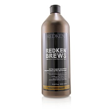 Redken Brews Extra Clean Shampoo Build Up Remover For All Hair Types 1000ml 33 8oz Hair Care Singapore